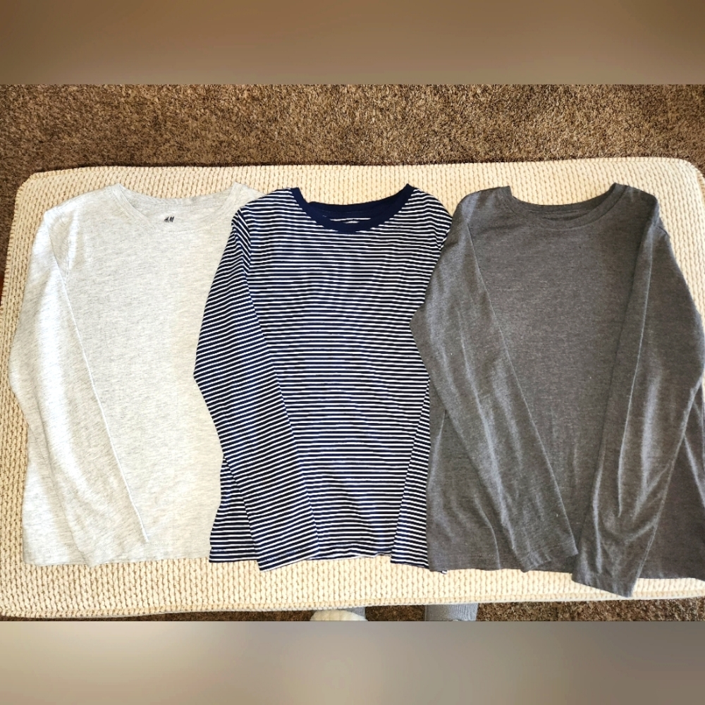 H&M Long Sleeve T-shirts, 3 pack